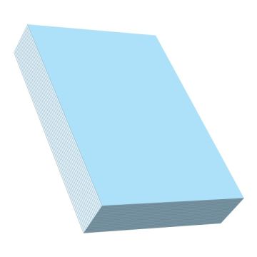 A4 Light Colour Copier Paper 80gsm Light Blue 450 Sheets