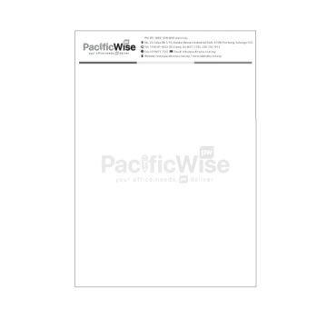 Customized Printing Letterhead A4 80gsm 1 Colour
