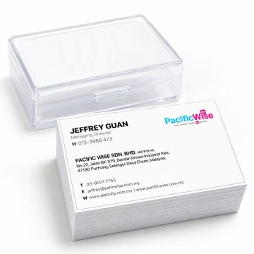 Customized Printing Name Card 250gsm Art Card + Matt Laminate | Single Sided