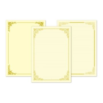 A4 Certificate Paper 160gsm Gold Stamping B36 B46 B50