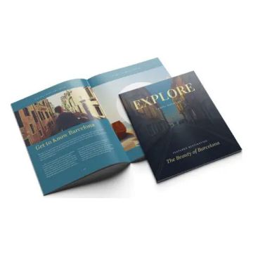 Custom Portrait Booklet Printing A4 B5 Self Cover