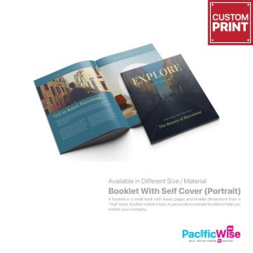 Customized Digital Printing Booklet with Self Cover (Portrait)