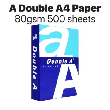 Double A Everyday A4 Copier Paper 80gsm Bright 500 Sheets
