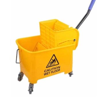 Down Press Wringer Bucket 20L Yellow