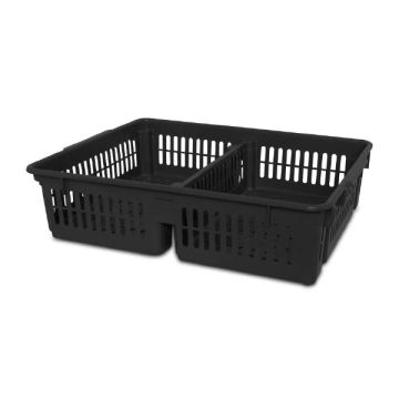 FIB 2094B 2 Compartment Stackable Basket