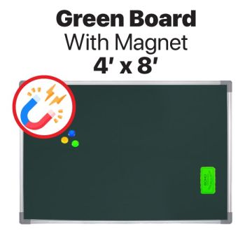 Magnetic Green Board Aluminium Frame 4ft x 8ft