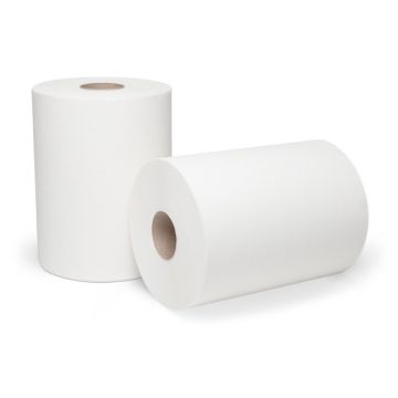 Hand Roll Towel Tissue 1 Ply Virgin Pulp Low Dust (12 Rolls)