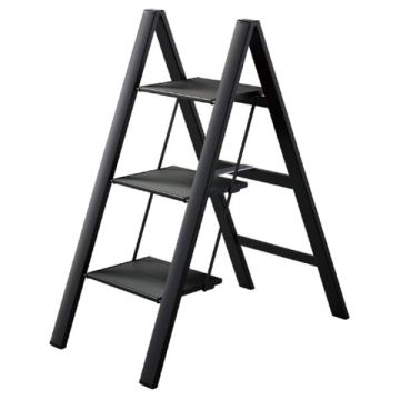 Hasegawa SJ 3 Step Slim Foldable Aluminium Ladder