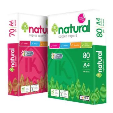 IK Natural A4 Copier Paper 70gsm 80gsm 500 Sheets