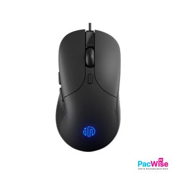 INPHIC Office Wired Mouse RGB Lighting Black White Pink-Black-1