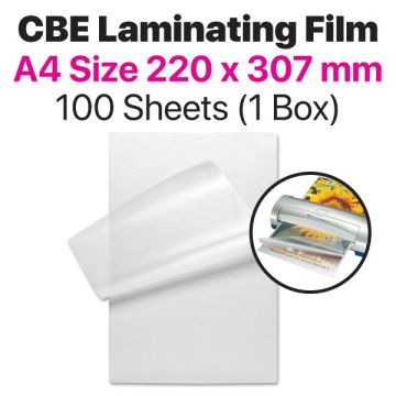 CBE Laminating Film A4 100 Micron Premium 100 Sheets