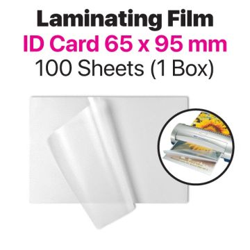 ID Card Laminating Film 65x95mm 100 Micron Anti-Static