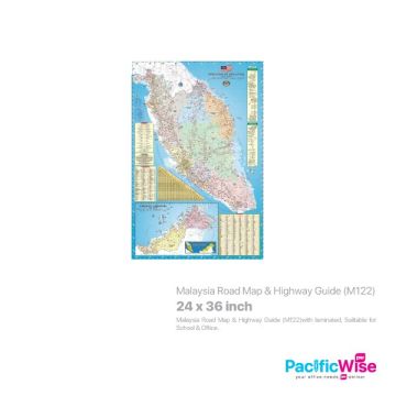 Malaysia Road Map & Highway  Guide (M122)