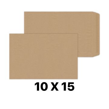 Brown Manila Non-Window Envelope 10 x 15 Inch