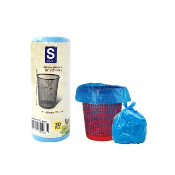 OXO-Biodegradable Garbage Bag S Size Blue 30pcs