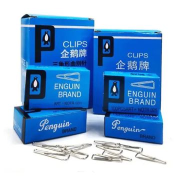 Penguin Steel Paper Clips 25mm / 31mm 80pcs