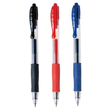 Pilot G-2 BL-G2 Gel Pen 0.5mm 0.7mm 1.0mm