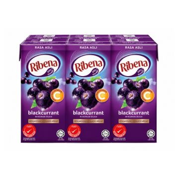 Ribena Regular Blackcurrant Drink 200ml x 6 Packs