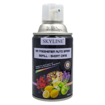 SKYLINE Air Freshener Auto Spray Refill Short Can 290ml