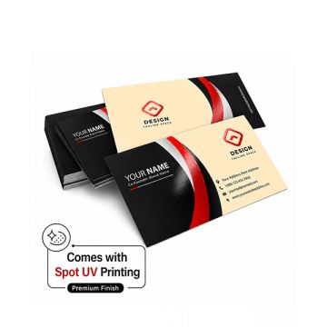 Customized Printing Name Card 250gsm Art Card + Matt Laminate + Spot UV | Double Sided