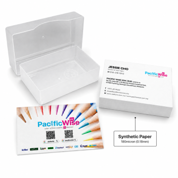 Customized Printing Name Card Synthetic Paper 180micron (0.18mm) | Double Sided