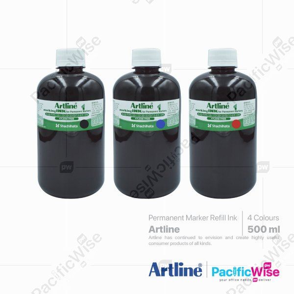 Artline Permanent Marker Refill Ink 500ml