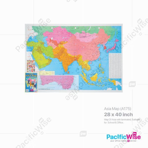 Asia Map (A175)