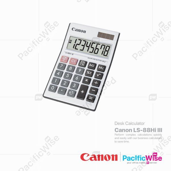 Canon Calculator/Kalkulator/LS-88Hi III