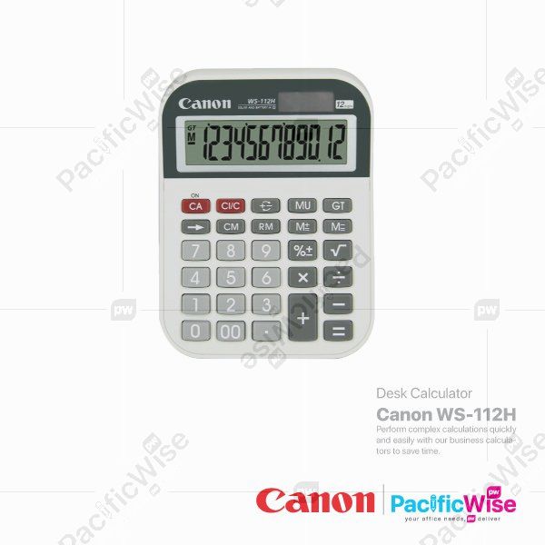 Canon Calculator WS-112H