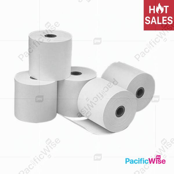 Cash Register Rolls HW/Gulung Daftar Tunai HW/Paper Rolls/76 X 65 X 12-100Rolls/Ctn