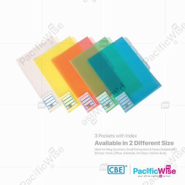 CBE L Shape Folder 3 Pocket with Index