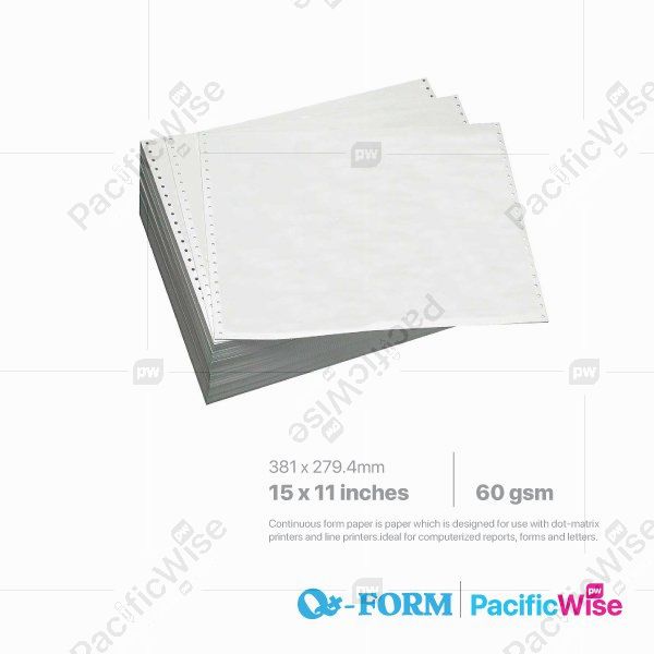 QForm/Computer Form 1 Ply/Kertas Komputer/15