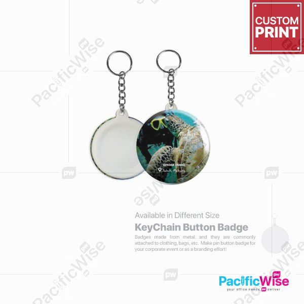 Customized Printing Button Badge (Keychain)
