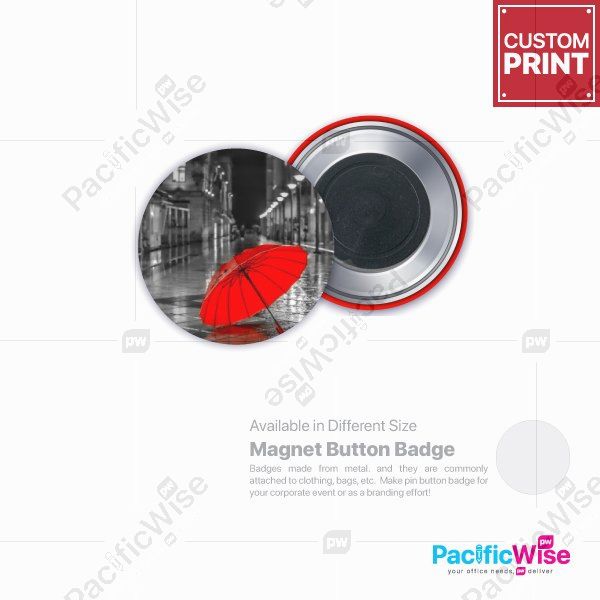 Customized Printing Button Badge (Magnet)