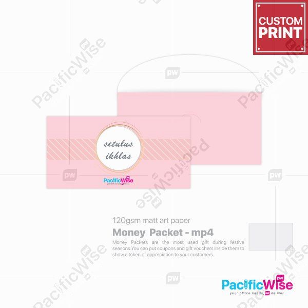 Customized Printing Money Packet (MP4)