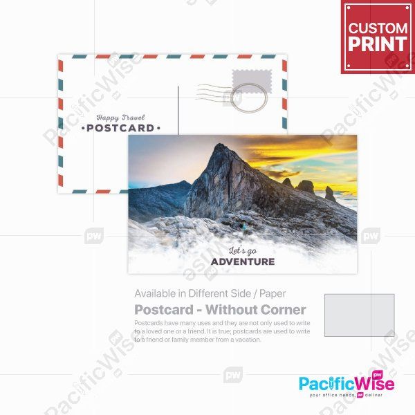 Customized Printing Postcard (Without Corner)