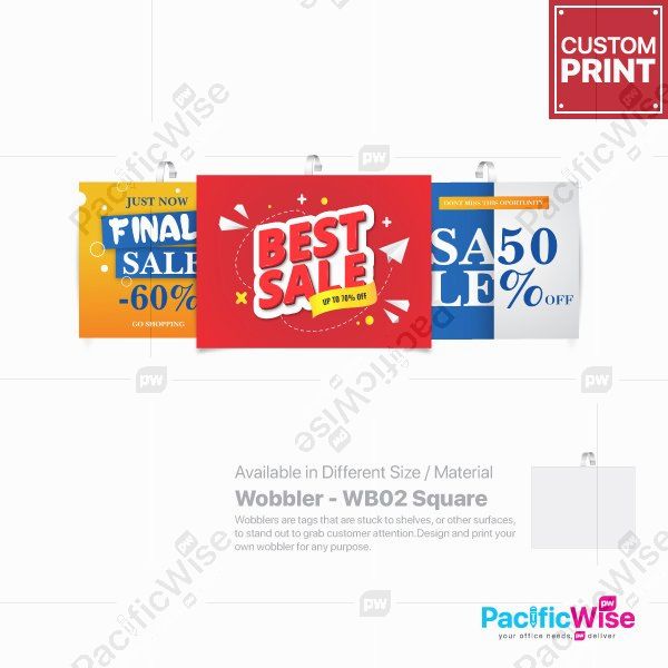 Customized Printing Wobbler (WB02)
