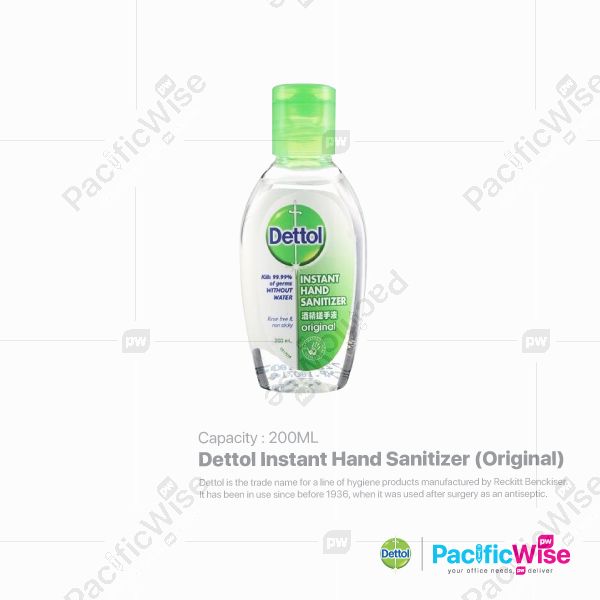 Dettol Instant Hand Sanitizer (Original) 200ml