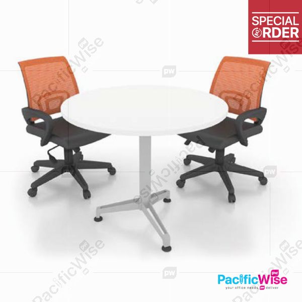 Office Table/Discussion Table/Metal Tripod Leg/DT-TR 900/Meja Office/Meja Perbincangan/Round Table