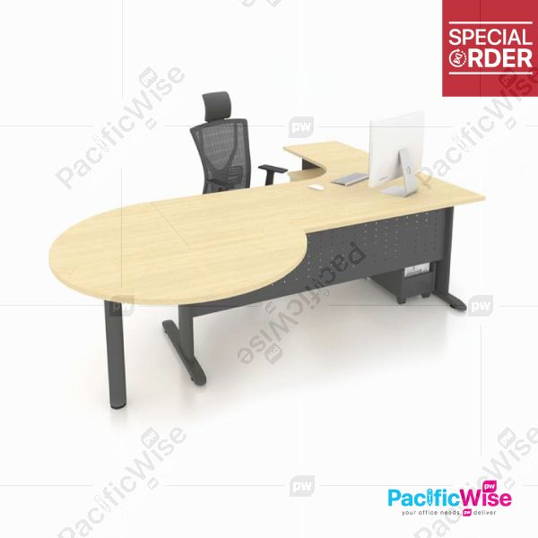 Office Table/Eustoma Concept/Meja Office/Meja Eksekutif/Executive Table/Office Desk/L Shape (Left/Right)