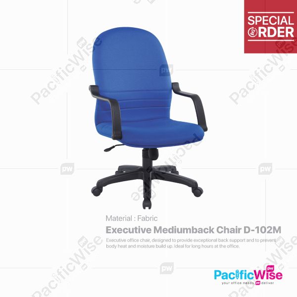 Executive Mediumback Chair/Kerusi Eksekutif Sederhana D-102M