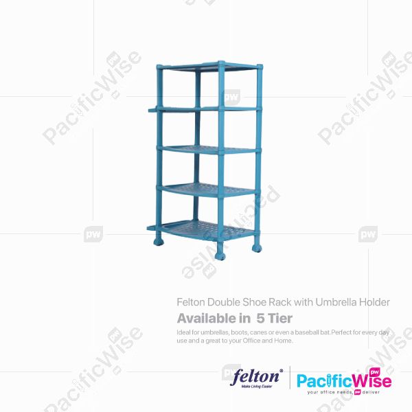 Felton Double Shoe Rack with Umbrella Holder