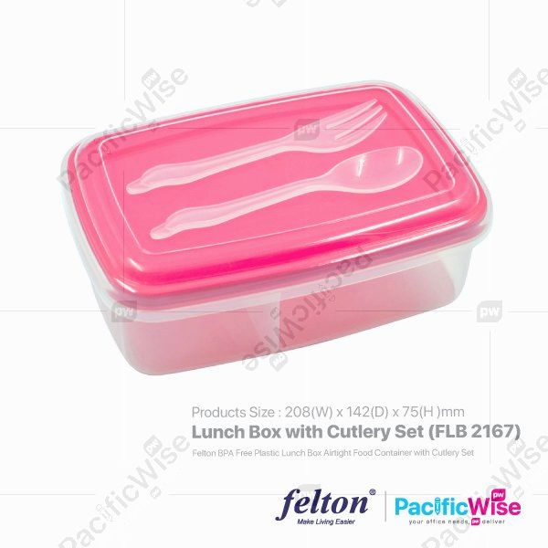 Felton Lunch Box with Cutlery Set (FLB 2167)