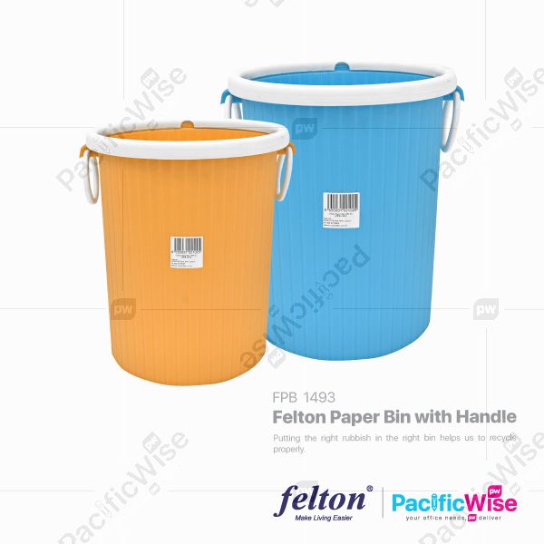 Felton Paper Bin with Handle