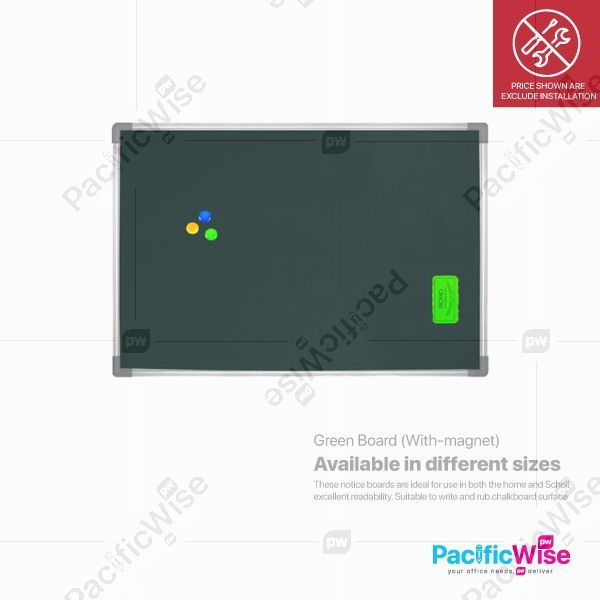 Green Board (With Magnet)