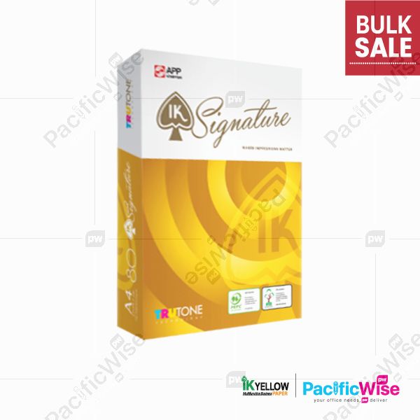 A4 Paper/IK Signature/Indah Kiat/A4 Kertas 80gsm/Copier Paper (500'S/Ream)