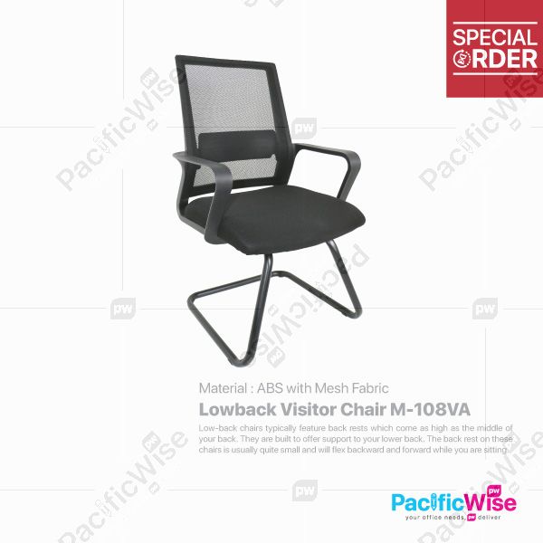 Lowback Visitor Chair/Kerusi Pelawat Belakang/M-108VA