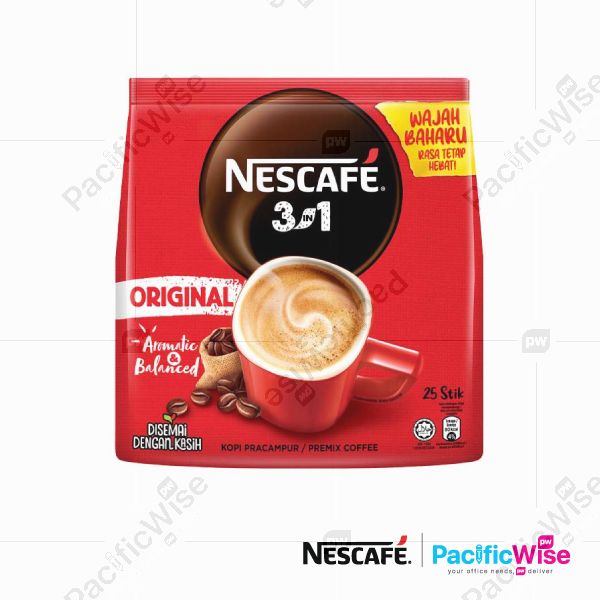 Nescafe 3 in 1 Regular Original (18g x 25sachet)