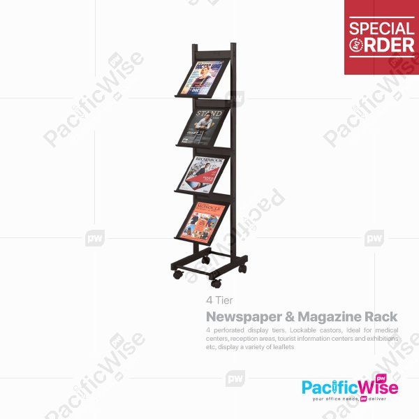 Newspaper & Magazine Rack (LT-333B)