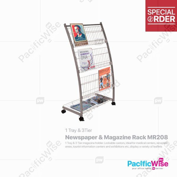 Newspaper & Magazine Rack (MR208)